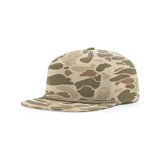 Richardson PRINTED Umpqua Snapback Cap - Richardson 256P Harvest Duck Camo w/ Light Brown Rope Adjustable Hats