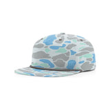 Richardson PRINTED Umpqua Snapback Cap - Richardson 256P Saltwater Duck Camo w/ Charcoal Rope Adjustable Hats