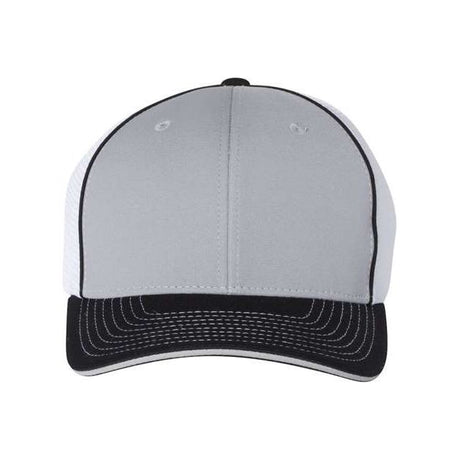 Richardson Pulse Sportmesh R - Flex Cap - Richardson 172 Grey/ White/ Black Tri S/M Caps