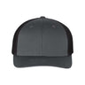 Richardson R - Flex Trucker Cap - Richardson 110 Charcoal/ Black S/M Caps