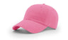 Richardson R55 | GARMENT WASHED TWILL Hot Pink Adjustable Caps