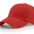 Richardson R55 | GARMENT WASHED TWILL Red Adjustable Caps