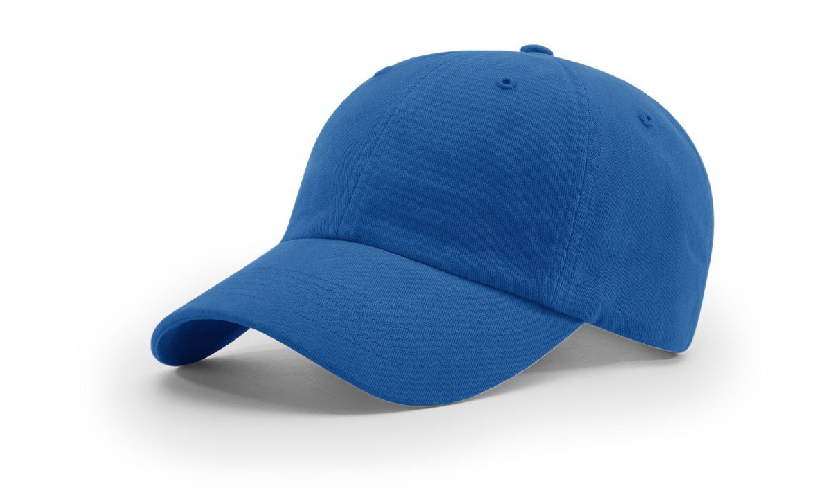 Richardson R55 | GARMENT WASHED TWILL Royal Adjustable Caps