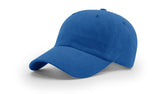 Richardson R55 | GARMENT WASHED TWILL Royal Adjustable Caps