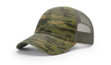 Richardson Relaxed Tactical MultiCam Hat - Richardson 111PT Multicam Tropic/Loden Adjustable Caps