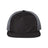Richardson Rogue Wide Set Mesh Cap - Richardson 935 Black/ Charcoal Adjustable Hats