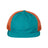 Richardson Rogue Wide Set Mesh Cap - Richardson 935 Teal/ Orange Adjustable Hats