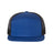 Richardson Seven - Panel Trucker Cap - Richardson 168 Royal/ Black Adjustable Hats