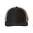 Richardson Snapback Trucker Cap - XL - Richardson 112 Black/ Charcoal XL Hats