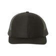 Richardson Snapback Trucker Cap - XL - Richardson 112 Black XL Hats