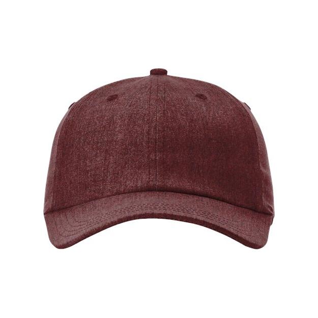 Richardson Sustainable Performance Cap - Richardson 224RE Heather Maroon Adjustable Hats