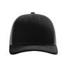 Richardson Sustainable Trucker Cap - Richardson 112RE Black/ Charcoal Adjustable Caps