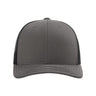 Richardson Sustainable Trucker Cap - Richardson 112RE Charcoal/ Black Adjustable Caps