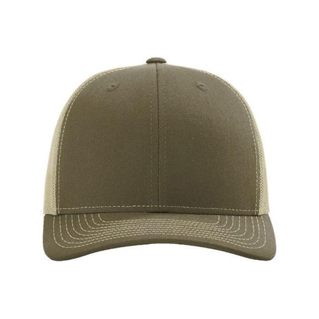 Richardson Sustainable Trucker Cap - Richardson 112RE Navy/ White Adjustable Caps