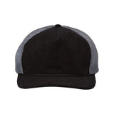 Richardson Troutdale Corduroy Trucker Cap - Richardson 930 Light Grey/ Black Adjustable Hats