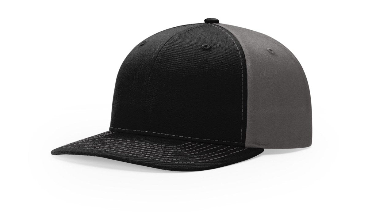 Richardson Twill Back Trucker Cap - Richardson 312 Black/ Charcoal Adjustable Hats