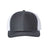 Richardson Twill Back Trucker Cap - Richardson 312 Charcoal/ White Adjustable Hats