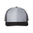 Richardson Twill Back Trucker Cap - Richardson 312 Grey/ Charcoal/ Black Adjustable Hats