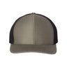Richardson Twill Back Trucker Cap - Richardson 312 Loden/ Black Adjustable Hats
