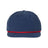 Richardson Umpqua Snapback Cap - Richardson 256 Navy/ Red Adjustable Hats
