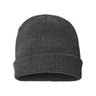 Richardson Waffle Cuffed Beanie - Richardson 146R Heather Charcoal One Size Beanies