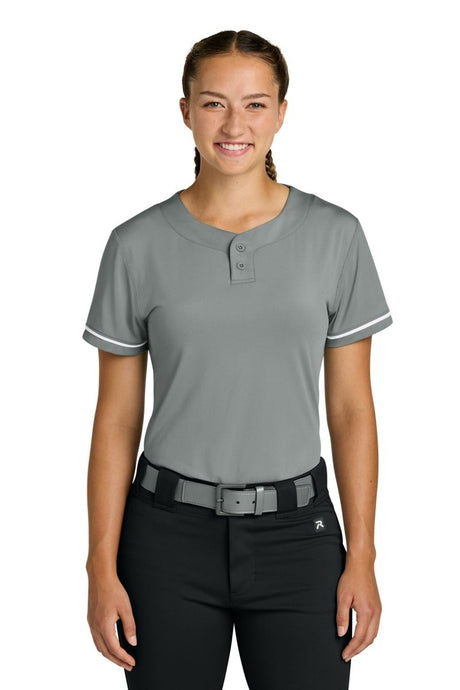 Richardson Women's Select 2 - Button Softball Jersey RW7220 - Richardson RW7220 Grey XS Softball Jerseys