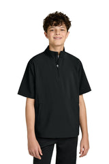 Richardson Youth Barrage Wind Shirt RY7400SSQ - Richardson RY7400SSQ Black XS Youth Outerwear
