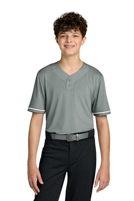 Richardson Youth Select 2 - Button Baseball Jersey RY7910 - Richardson RY7910 Grey XS