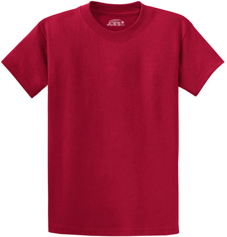 Joe's USA Mens Heavyweight Wholesale 6.1-ounce, 100% Cotton T-Shirt - Rich Red - JUSA T-Shirts Joe's USA Rich Red S