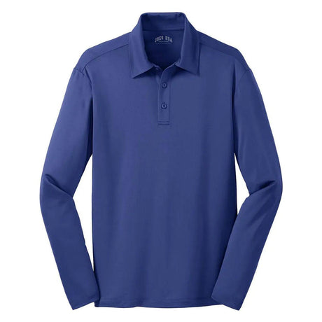 Silk Touch Performance Long Sleeve Polo Polos/Knits Joe's USA Royal X-Small