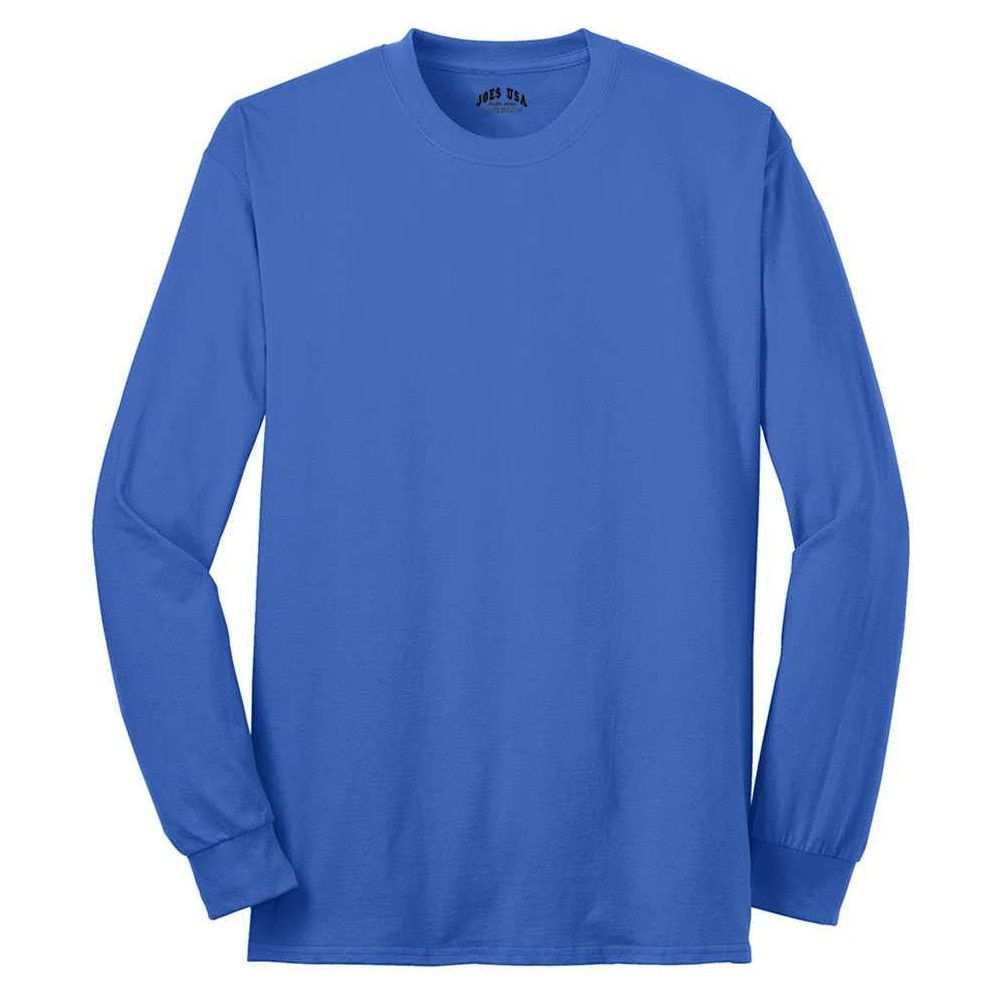 Joe's USA Men's Long Sleeve 50/50 Cotton/Poly T-Shirt Joe's USA Mens Apparel