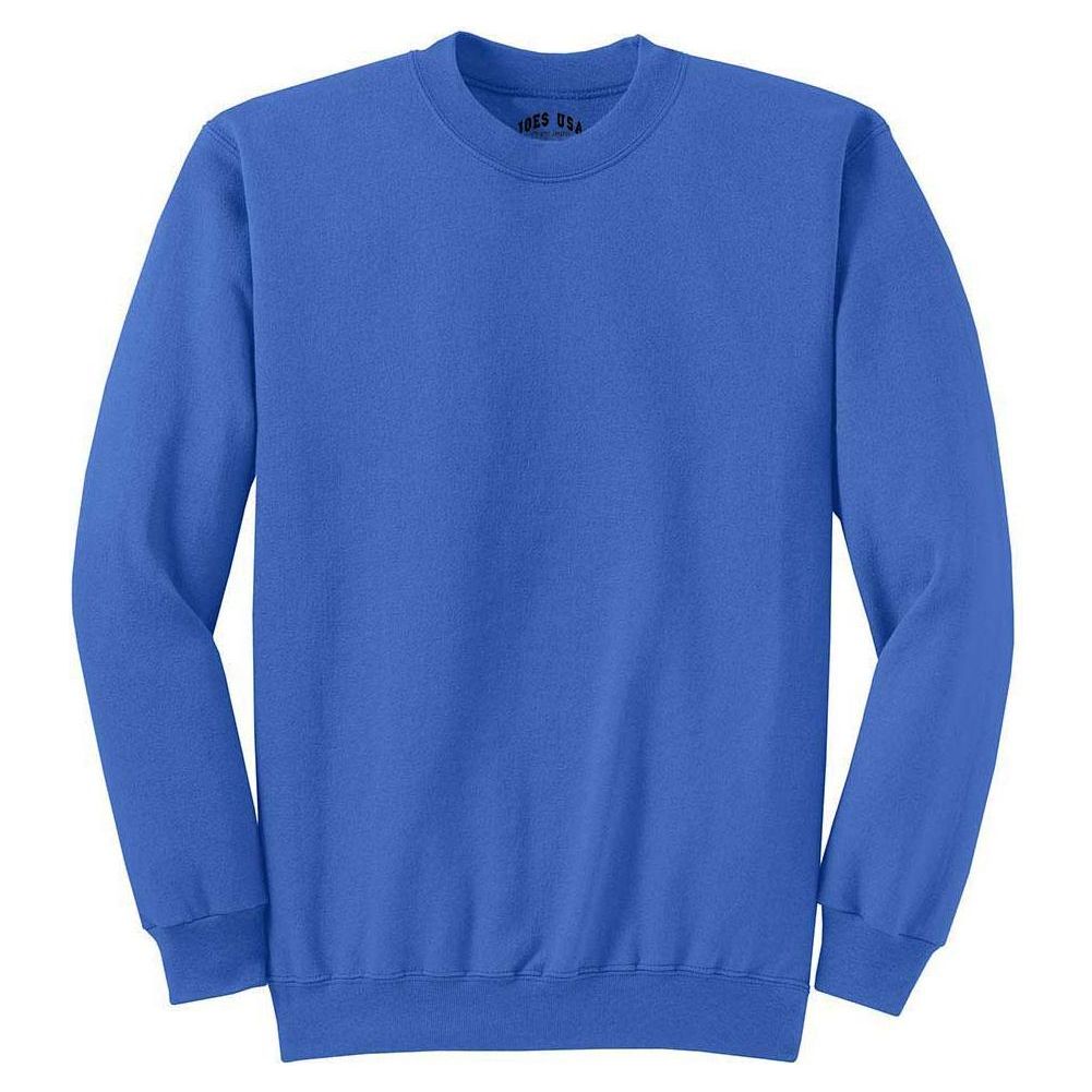 Joe's USA Men's TALL Crewneck Sweatshirts Sweatshirts/Fleece Joe's USA Large Tall Royal