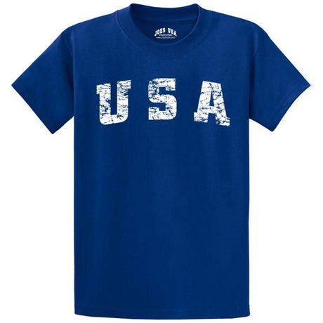 Joe's USA Vintage USA Logo Tee - Royal Joe's USA Royal Small