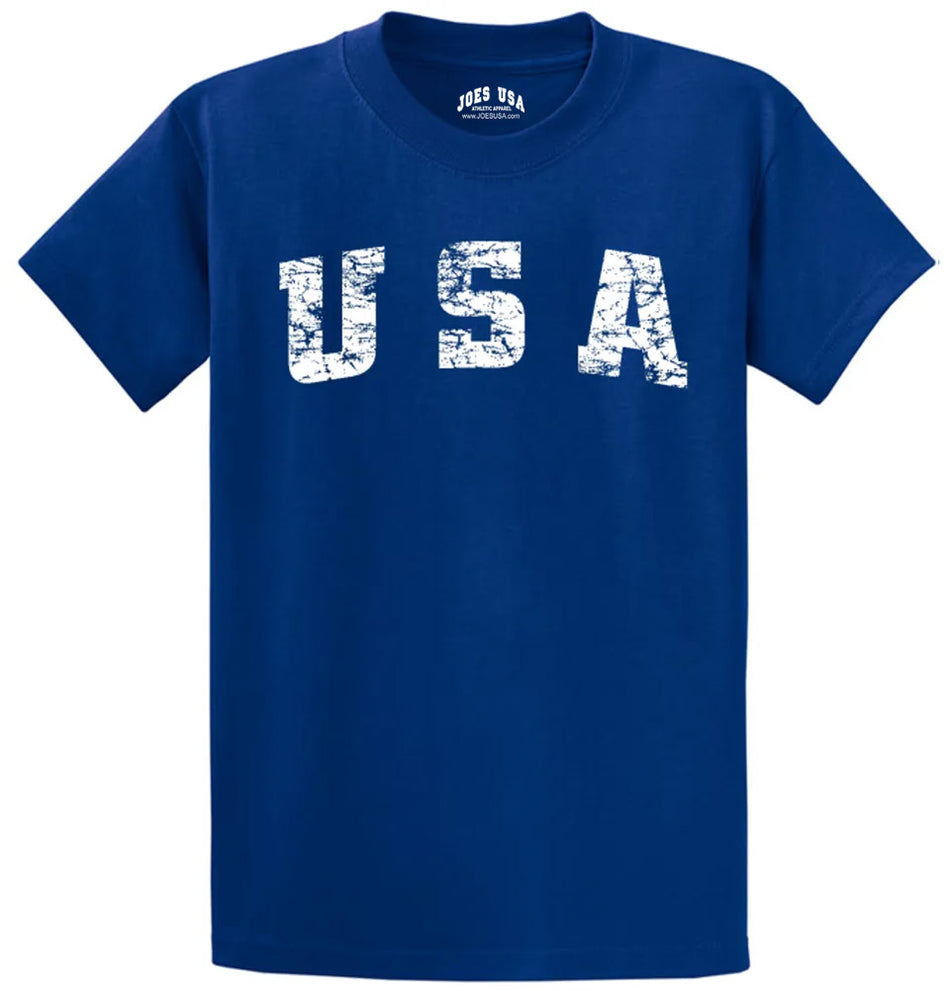 Joe's USA Vintage USA Logo Tee Joe's USA Royal