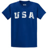 Joe's USA Vintage USA Logo Tee - Royal Joe's USA Royal Small