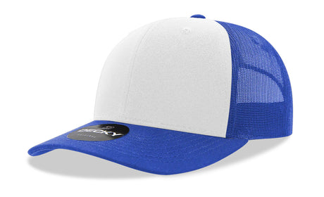 Decky 6 Panel Mid Profile Structured Cotton Blend Trucker | Decky 6021