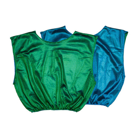 REVERSIBLE SCRIMMAGE VEST, ADULT BLUE/GREEN