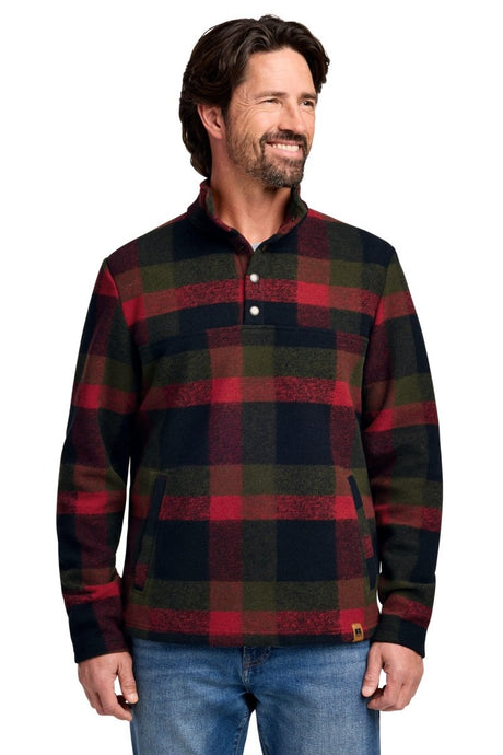 Russell Outdoors ™ Basin Snap Pullover RU551 RU551 - Russell Outdoors RU551 Red Plaid XS Outerwear