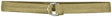 Russell (Team) 1 1/2 - Inch Covered Football Belt - Russell (Team) FBC73M GEORGIA TECH GOLD M