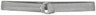 Russell (Team) 1 1/2 - Inch Covered Football Belt - Russell (Team) FBC73M GRID IRON SILVER M