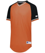 Russell (Team) Classic V - Neck Jersey - Russell (Team) R01X3M BURNT ORANGE/BLACK/WHITE S