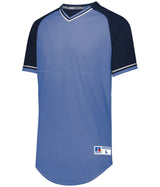 Russell (Team) Classic V - Neck Jersey - Russell (Team) R01X3M COLUMBIA BLUE/NAVY/WHITE S