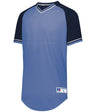 Russell (Team) Classic V - Neck Jersey - Russell (Team) R01X3M COLUMBIA BLUE/NAVY/WHITE S