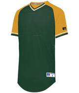 Russell (Team) Classic V - Neck Jersey - Russell (Team) R01X3M DARK GREEN/GOLD/WHITE S