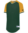 Russell (Team) Classic V - Neck Jersey - Russell (Team) R01X3M DARK GREEN/GOLD/WHITE S