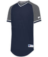 Russell (Team) Classic V - Neck Jersey - Russell (Team) R01X3M NAVY/STEEL/WHITE S