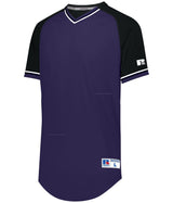 Russell (Team) Classic V - Neck Jersey - Russell (Team) R01X3M PURPLE/BLACK/WHITE S
