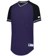 Russell (Team) Classic V - Neck Jersey - Russell (Team) R01X3M PURPLE/BLACK/WHITE S