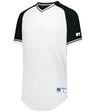 Russell (Team) Classic V - Neck Jersey - Russell (Team) R01X3M WHITE/BLACK/WHITE S