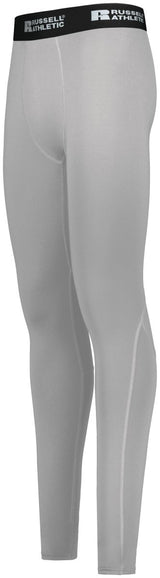 Russell (Team) Compression Full Length Tight - Russell (Team) R25CPM GRID IRON SILVER S